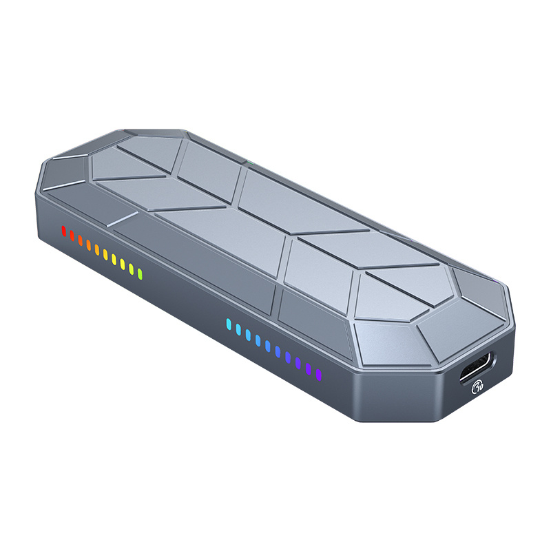 ORICO RGB USB3.1 Gen2 M.2 M-Key NVME SSD 硬盤盒 [M2VG01-C3]