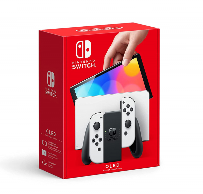 Nintendo Switch 遊戲主機(OLED款式) 64GB [白色]