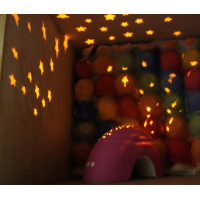 Lumitusi 音樂大象投影夜燈 (粉红色) STA101BMP