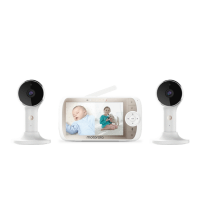 Motorola LUX65 Connect 2 5" Full HD Wi-Fi Video Baby Monitor Twin Set